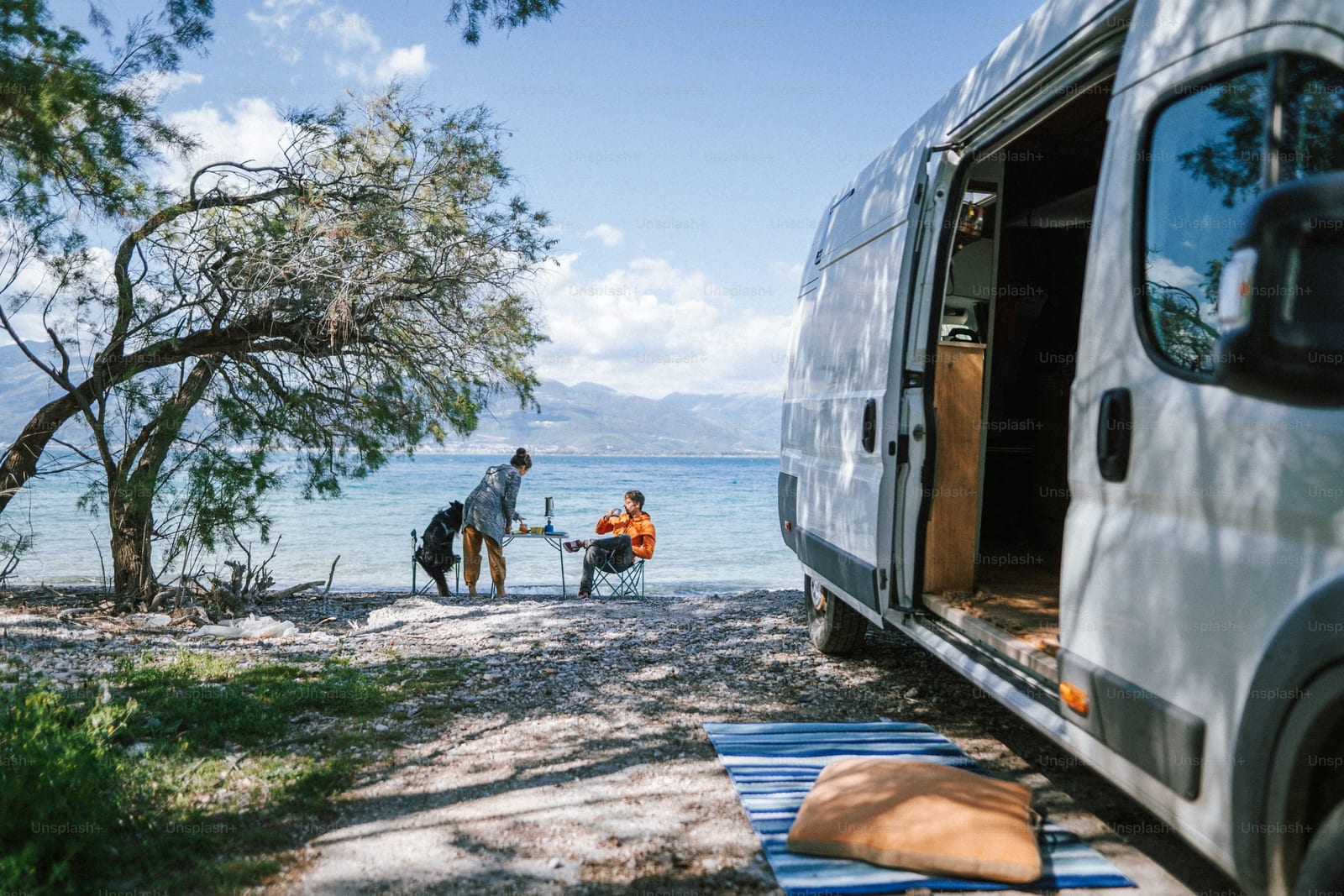 Campervan Road Trip by the ocean